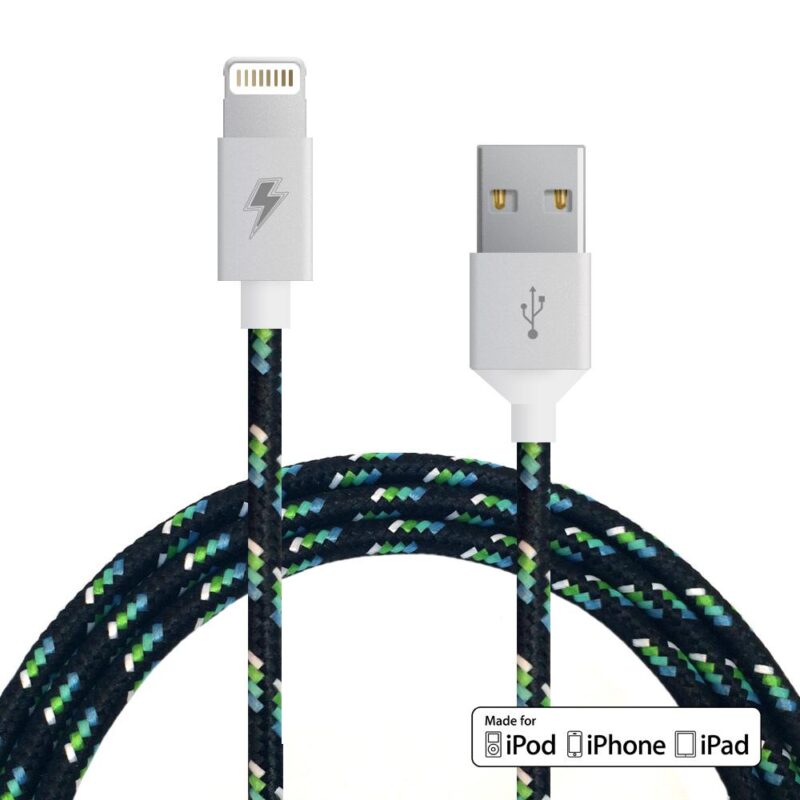 Black Ice Lightning Cable (5 ft / 1.5m longitud)